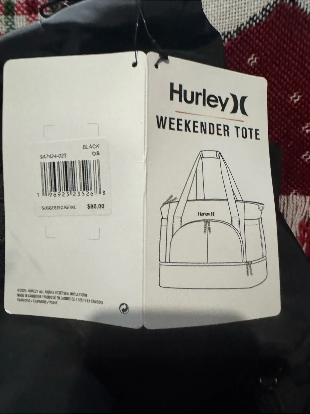 Hurley Weekender bag